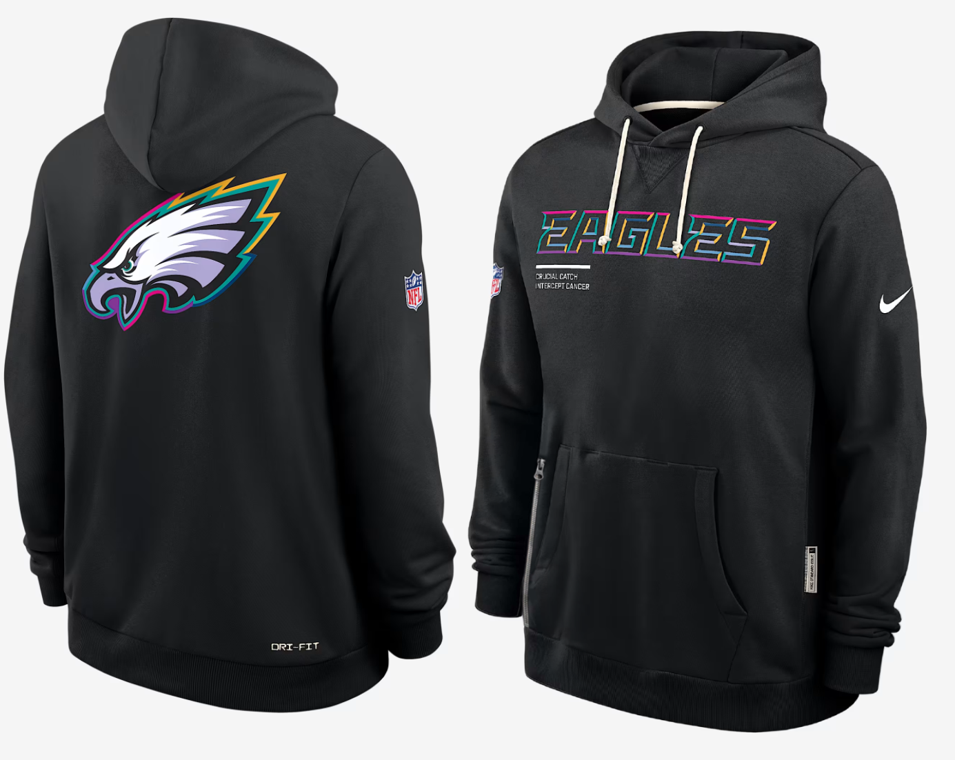 Men Philadelphia Eagles  black 2025 Nike NFL hoodie